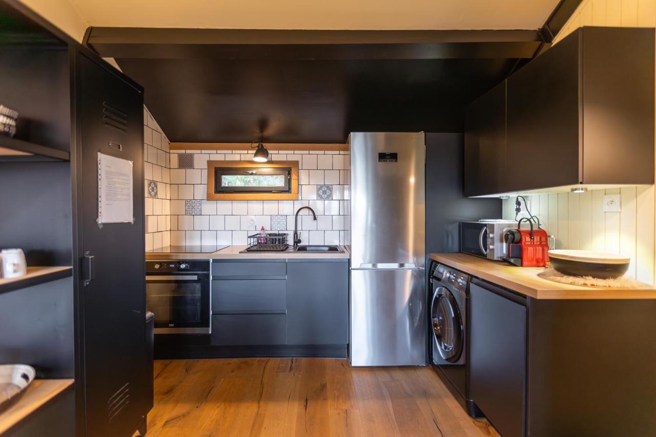 レ・ザングルLe Cerf - Duplex Avec Superbe Vue Montagneアパートメント エクステリア 写真